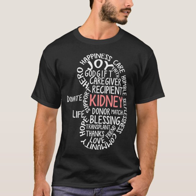 Kidney Transplant Donor Donate Surgery Recovery Gi T-Shirt (Front)