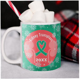 Kidney Transplant Donor & Recipient Holiday Coffee Mug