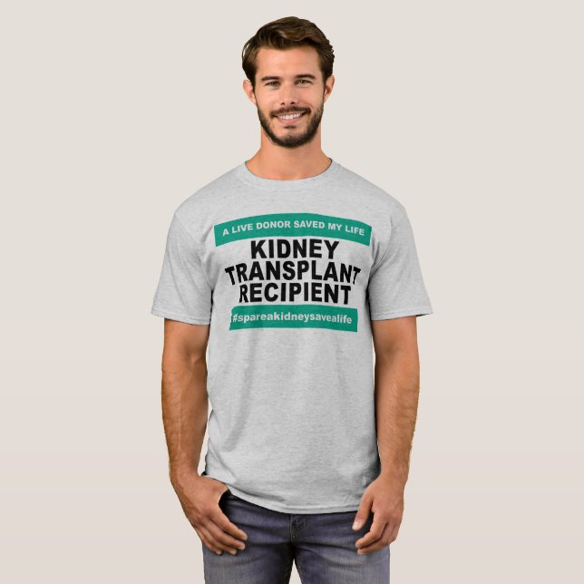Kidney Transplant Recipient - Light Shirts (Front Full)