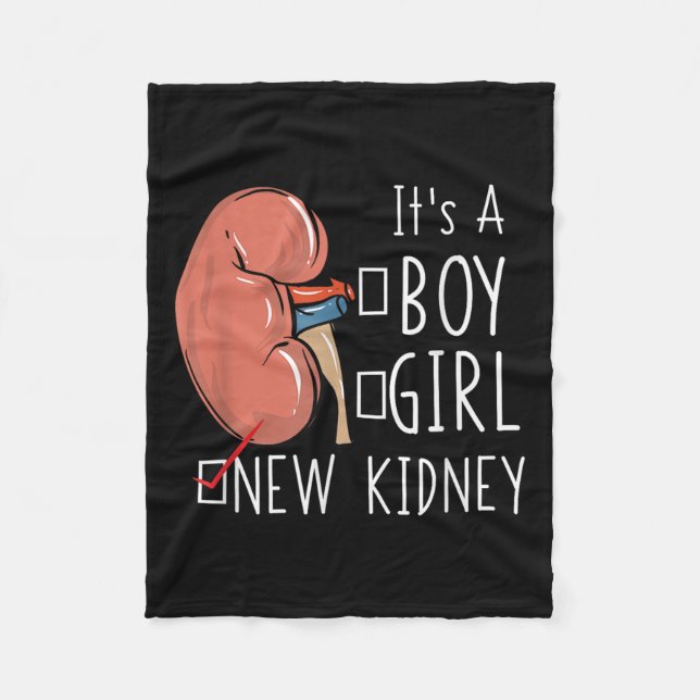 Kidney Transplant Surgery Recovery Quote It's A Ne Fleece Blanket (Front)