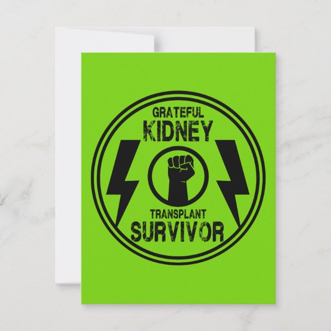 Kidney Transplant Survivor (Front)