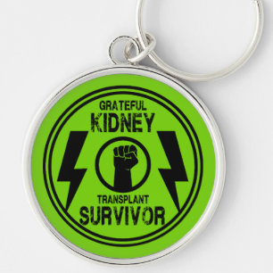 Kidney Transplant Survivor Key Ring
