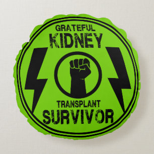 Kidney Transplant Survivor Round Cushion