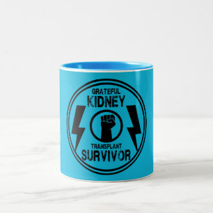 Kidney Transplant Survivor Two-Tone Coffee Mug