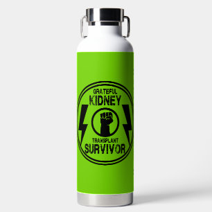 Kidney Transplant Survivor Water Bottle