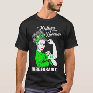 Kidney Warrior Unbreakable Kidney Awareness Gift T-Shirt