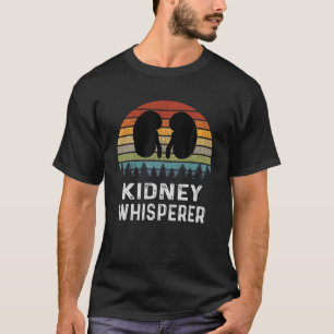 Kidney Whisperer Dialysis Nurse Retro Vintage Nurs T-Shirt