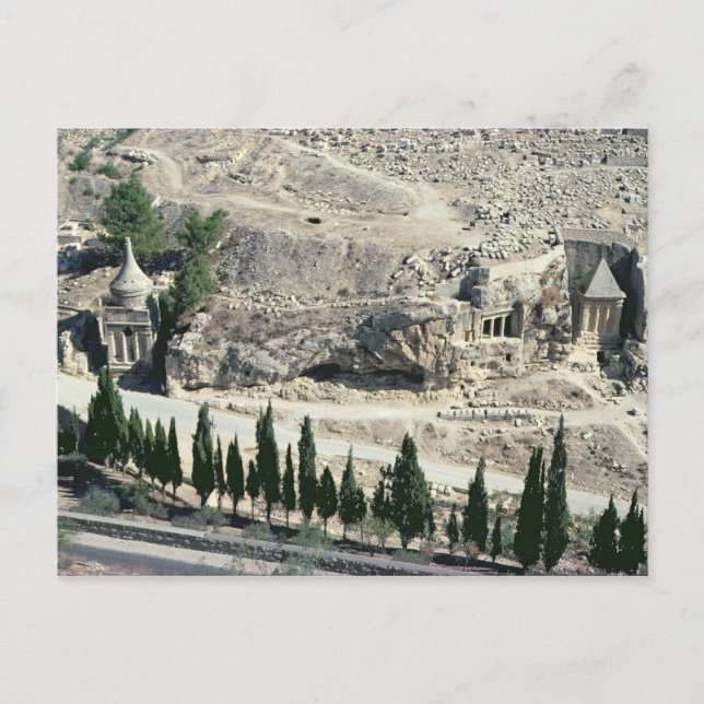 Kidron Valley at the foot of the Mount of Olives Postcard (Front)