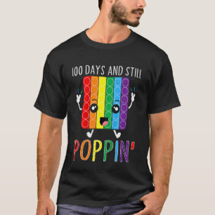Kids 100 Days And Still Poppin 100th Day Of School T-Shirt