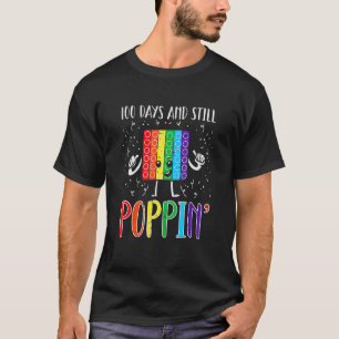 Kids 100 Days And Still Poppin 100th Day Of School T-Shirt