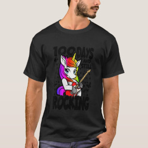 Kids 100 Days And Still Rocking 100 Days Of Schoo T-Shirt