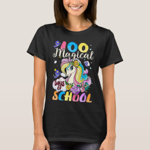 Kids 100 Days Of Magical Learning 100th Day Of Sch T-Shirt