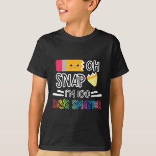 Kids 100 Days Of School I'm 100 Days Smarter Oh Sn T-Shirt