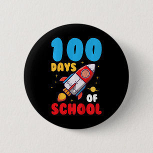 Kids 100 Days Of School Kids 100th Day Of School 6 Cm Round Badge