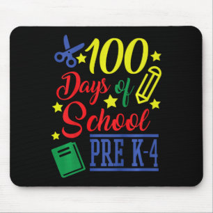 Kids 100 Days Of School Pre-k 4  Mouse Pad