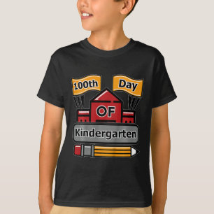 Kids 100th Day Of Kindergarten  T-Shirt