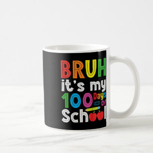 Kids 100th Day Of School 2024 Youth 100 Days Of Sc Coffee Mug