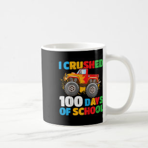 Kids 100th Day Of School Boys I Crushed 100 Days O Coffee Mug