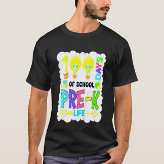 Kids 100th Days of School & Loving It Teacher Life T-Shirt