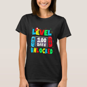 Kids 100th Of School Shirt Level 100 Days Of Schoo