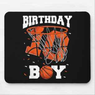 Kids 10th Birthday Basketball  Kids Mouse Pad