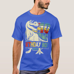 Kids 10th Birthday Boy Dino  Rex Dinosaur Boys Mat T-Shirt