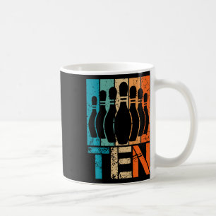 Kids 10th Bowling Birthday 10 Year Old Birthday Bo Coffee Mug