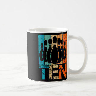 Kids 10th Bowling Birthday 10 Year Old Birthday Bo Coffee Mug