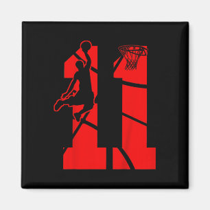 Kids 11 Year Old 11th Basketball Birthday PartyThe Magnet