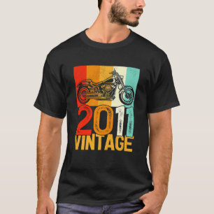 Kids 11 Years Old Retro Motorcycle Vintage 2011 11 T-Shirt