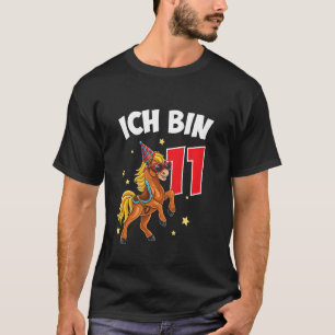 Kids 11st Birthday Horse  Girls Birthday  11 Years T-Shirt