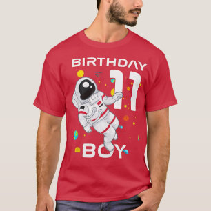 Kids 11th Birthday Astronaut 11 Year Old Birthday  T-Shirt