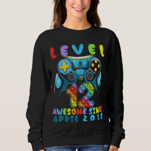 Kids 12th Birthday 12 Year Old Awesome Since April Sweatshirt