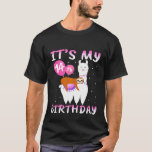 Kids 14 Years Old 14th Birthday Llama Sloth T-Shirt<br><div class="desc">Kids 14 Years Old 14th Birthday Llama Sloth</div>