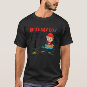 Kids 1 Year Old Little Fisherboy Fishing Children T-Shirt