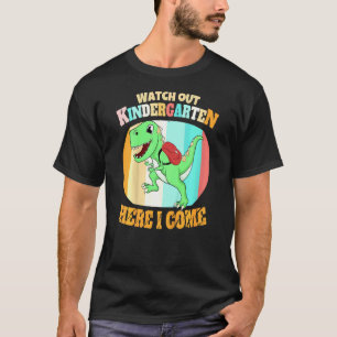Kids 1st Day Of Kindergarten Dinosaur Kindergarten T-Shirt