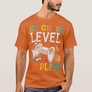 Kids 1st Grade Level Complete Gaming Boy Last Day T-Shirt