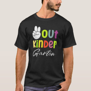 Kids 1st Grade Straight Out Kindergarten Graduatio T-Shirt