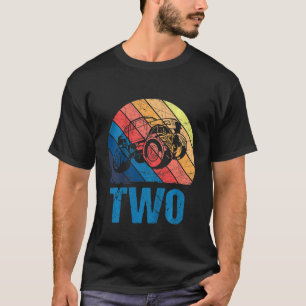 Kids 2 Year Old 2nd Birthday Monster Truck Boys Gi T-Shirt