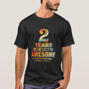 Kids 2 Year Old Gifts Vintage 2019 Limited Edition T-Shirt