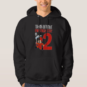 Kids 2 Years Old Boy Firefighter Costume 2nd Birth Hoodie