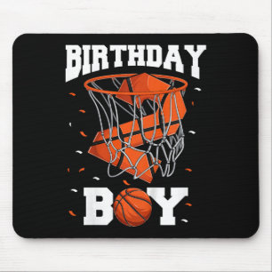 Kids 2nd Birthday Basketball Boy Two Year Old Bask Mouse Pad