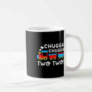 Kids 2nd Birthday Boy Train Chugga Chugga Two Two Coffee Mug
