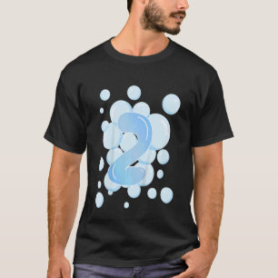 Kids 2nd Birthday Bubble Themed Birthday Party T-Shirt