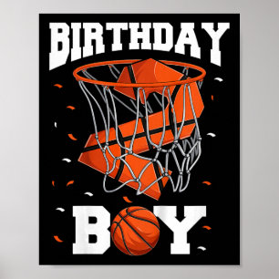 Kids 2nd Birthday Bysketbyll Kids Poster