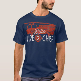 Kids 2nd Birthday Firetruck Boys 2 Year Old T-Shirt