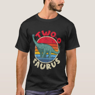 Kids 2Nd Birthday Two O Saurus I Brachiosaurus I F T-Shirt