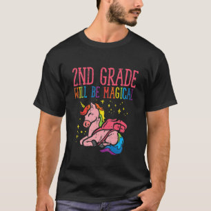 Kids 2Nd Grade Second Magical Unicorn First Day Of T-Shirt