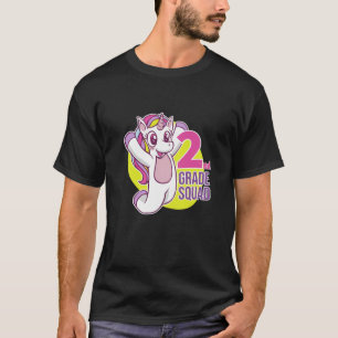 Kids 2Nd Grade Squad Cute Girl Back To School Un T-Shirt