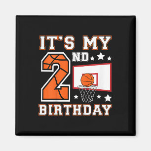 Kids 2nd Sketll Birthday 2 Year Old Sketll Player Magnet